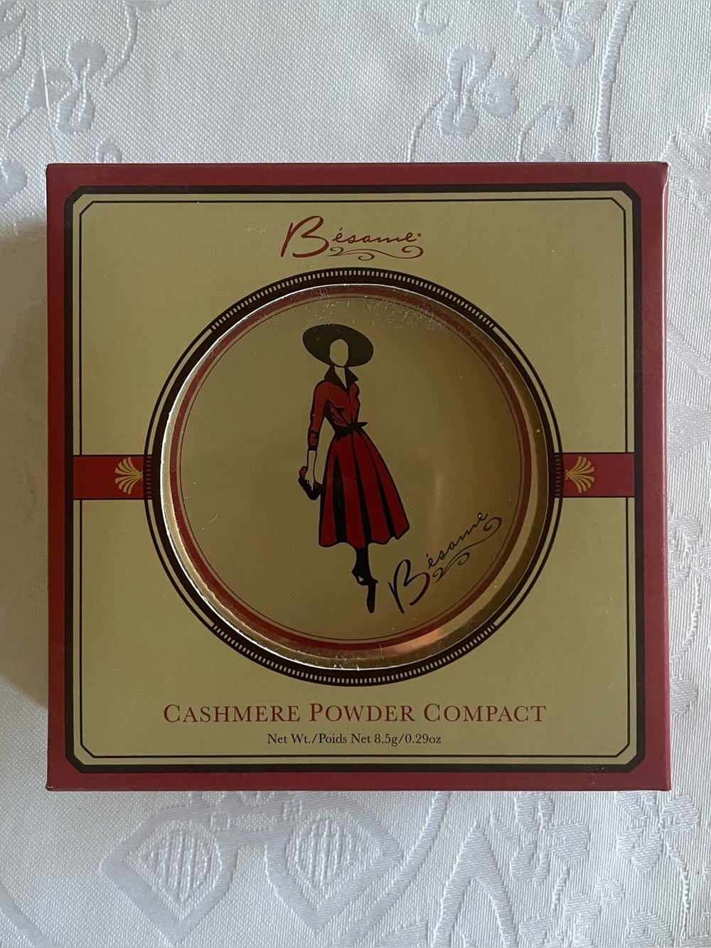 Bésame Cosmetics Cashmere Powder Compact - Light
